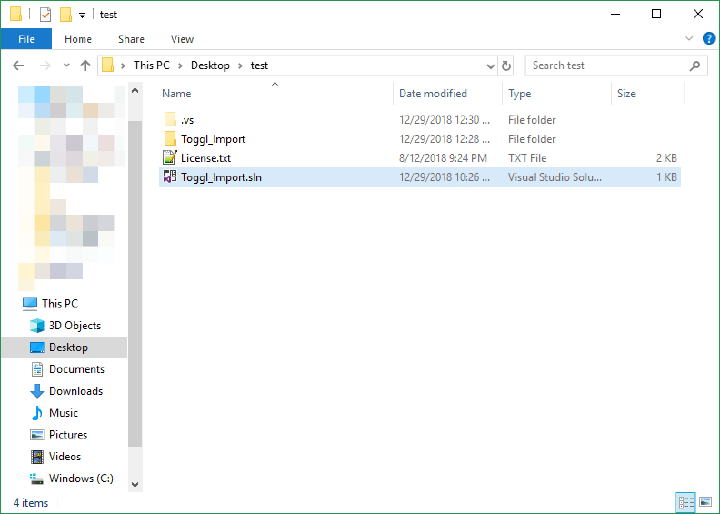 Once the files are downloaded and stored, you can open up the Solution file by double-clicking it. (Note: You will need Visual Studios installed along with SSDT including SSIS.)