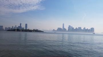 NYC viewpoint from Ellis Island.